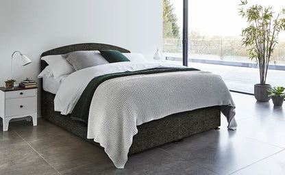 Verdin Apple Ottoman in single