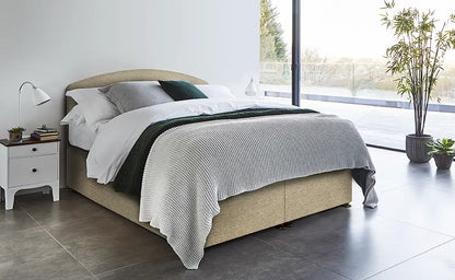 Verdin Apple Ottoman in double